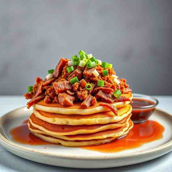 Guam Pancakes - Get Recipe for Savory Corned Beef Hash